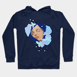 Deep blue Hoodie